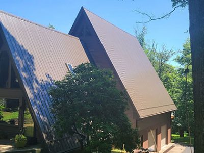 Residential Metal Roof Installation
